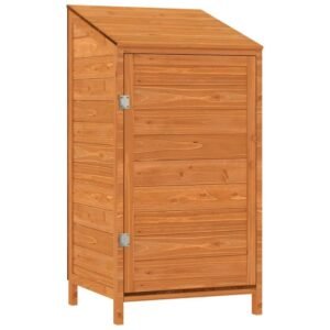 vidaXL-Garden-Shed-Brown-21.7_x20.5_x44.1_-Solid-Wood-Fir (1) vidaXL Garden Shed Brown 21.7"x20.5"x44.1" Solid Wood Fir - 21.7" x 20.5" x 44.1"